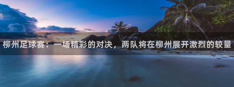 柳州足球赛：一场精彩的对决，两队将在柳州展开激烈的较量