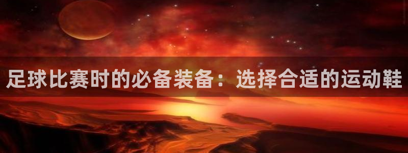足球比赛时的必备装备：选择合适的运动鞋